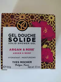 YVES ROCHER - Gel douche solide argan & rose
