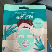AUCHAN - Masque tissu visage à l'extrait d'aloe vera
