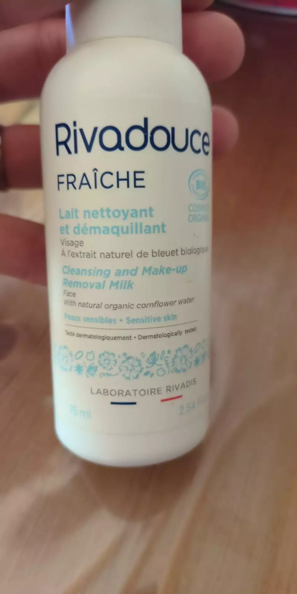 RIVADOUCE - Fraîche - Lait nettoyant et démaquillant visage