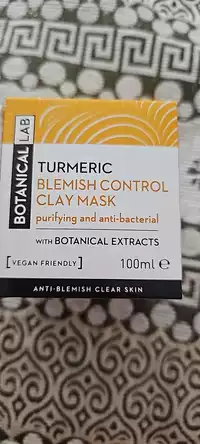 BOTANICAL LAB - Turmeric - Blemish control clay mask