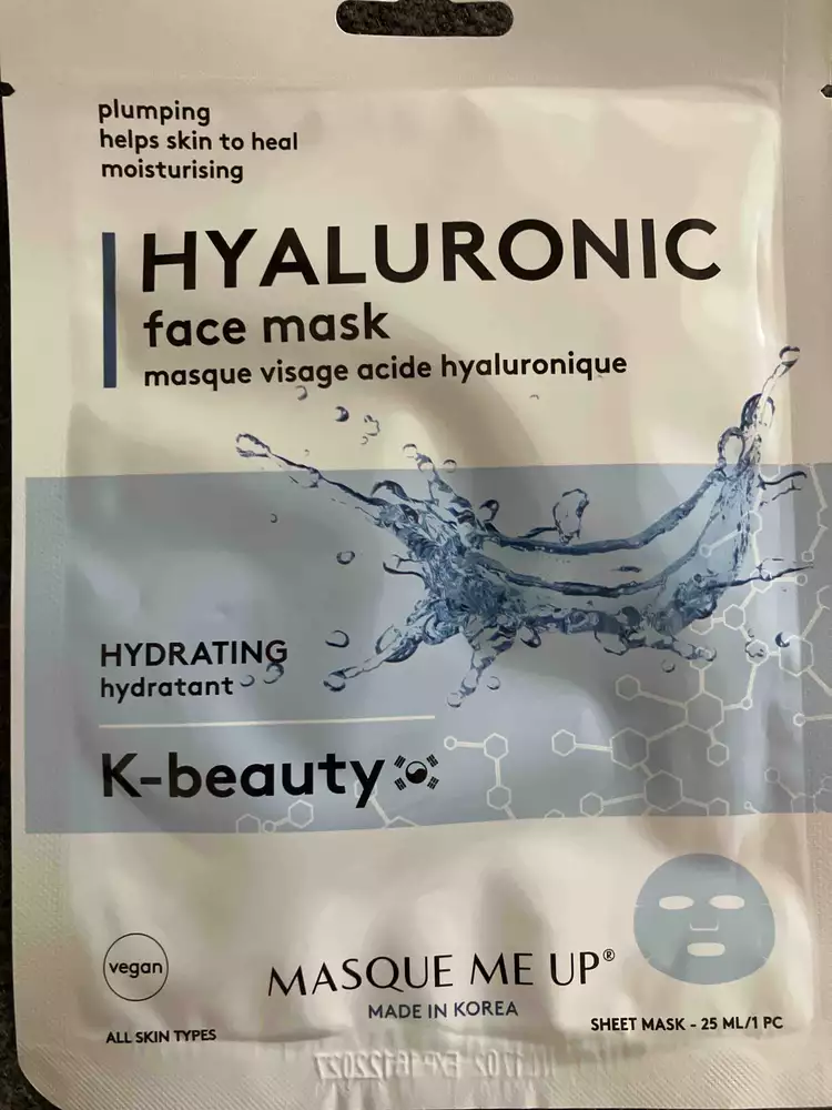 MASQUE ME UP - Masque visage acide hyaluronique