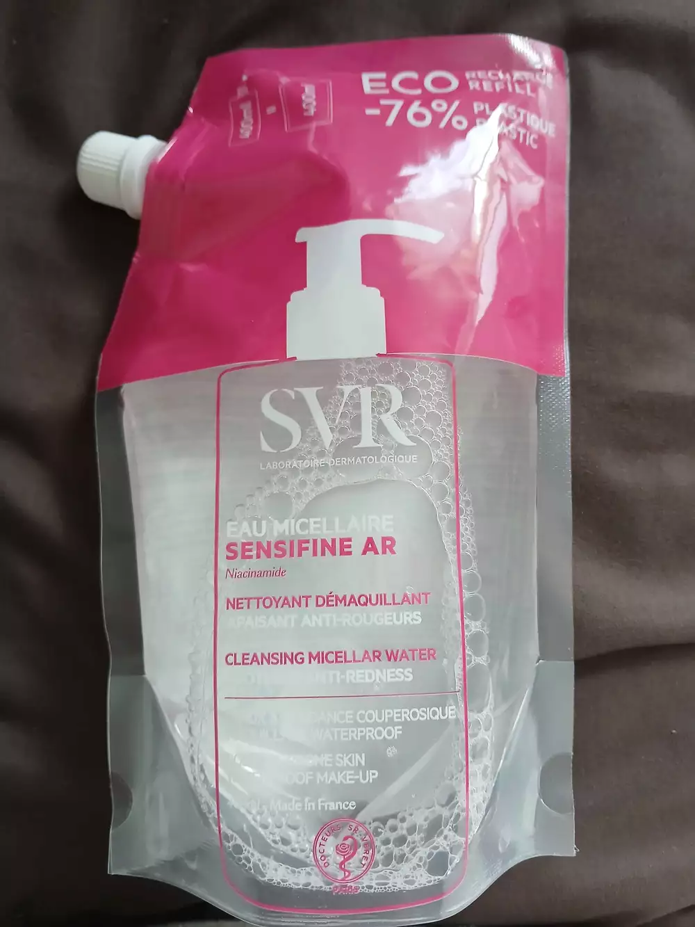 SVR - Eau micellaire sensifine AR - Nettoyant démaquillant