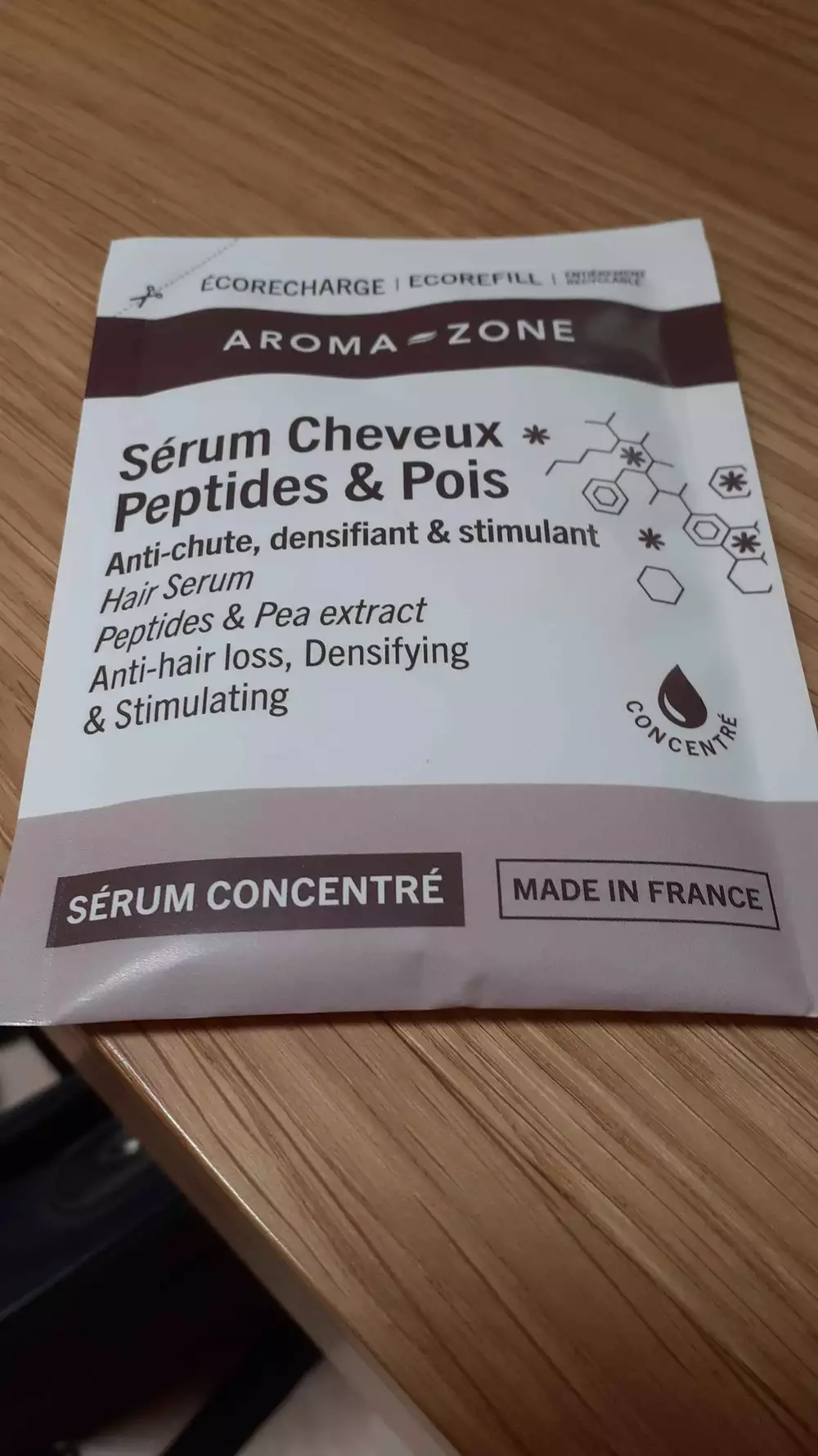 AROMA-ZONE - Sérum cheveux peptides & pois