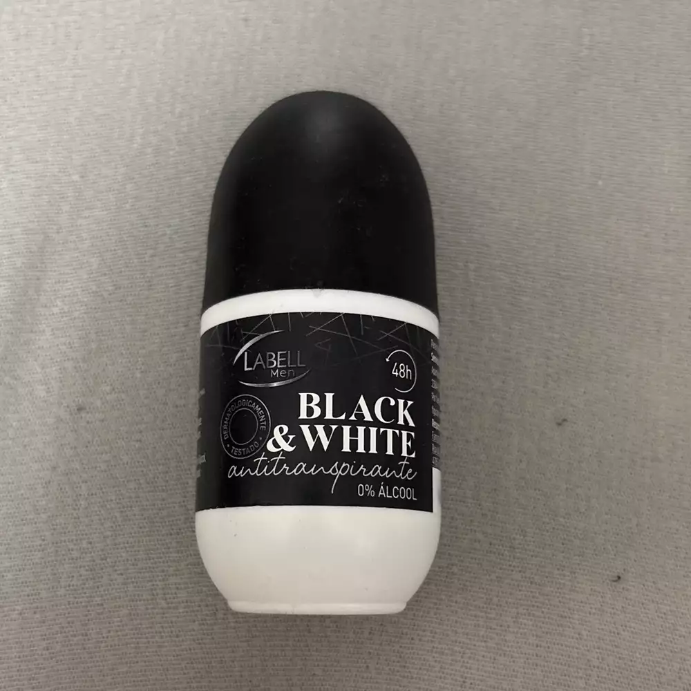 LABELL MEN - Black and white antitranspirante 48H