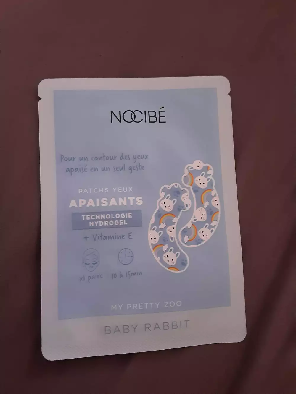 NOCIBÉ - My pretty zoo baby rabbit - Patchs yeux apaisants 