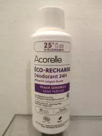 ACORELLE - Peaux sensibles - Déodorant sans parfum 24h