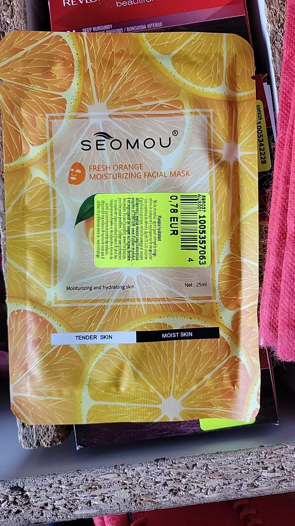 SEOMOU - Fresh orange - Moisturizing facial mask