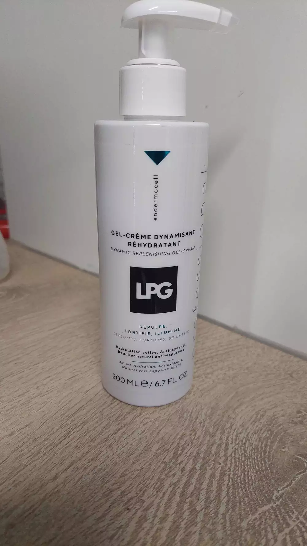 ENDERMOLOGIE - LPG - Gel-crème dynamisant réhydratant