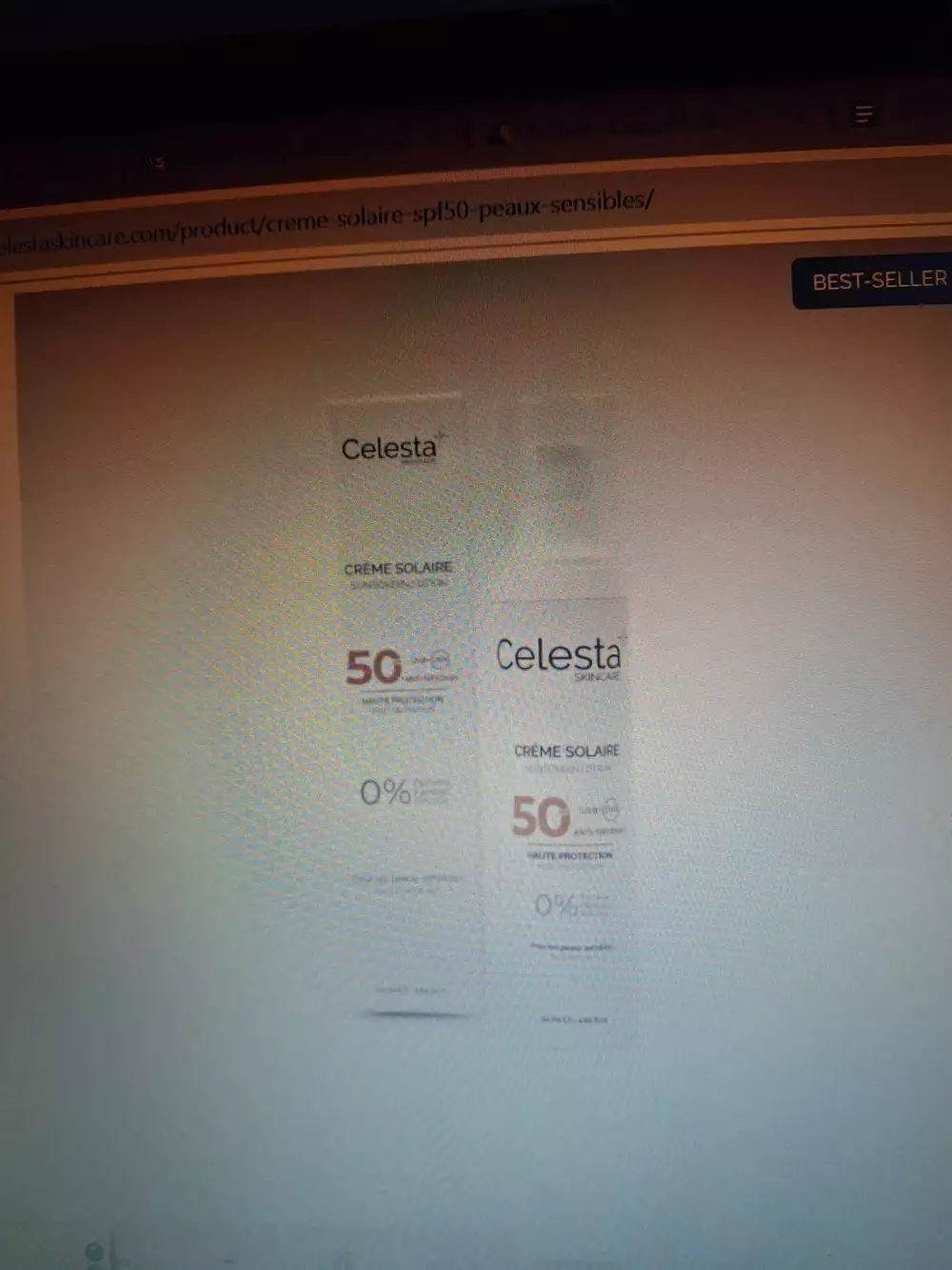 CELESTA SKINCARE - Crème solaire SPF 50+