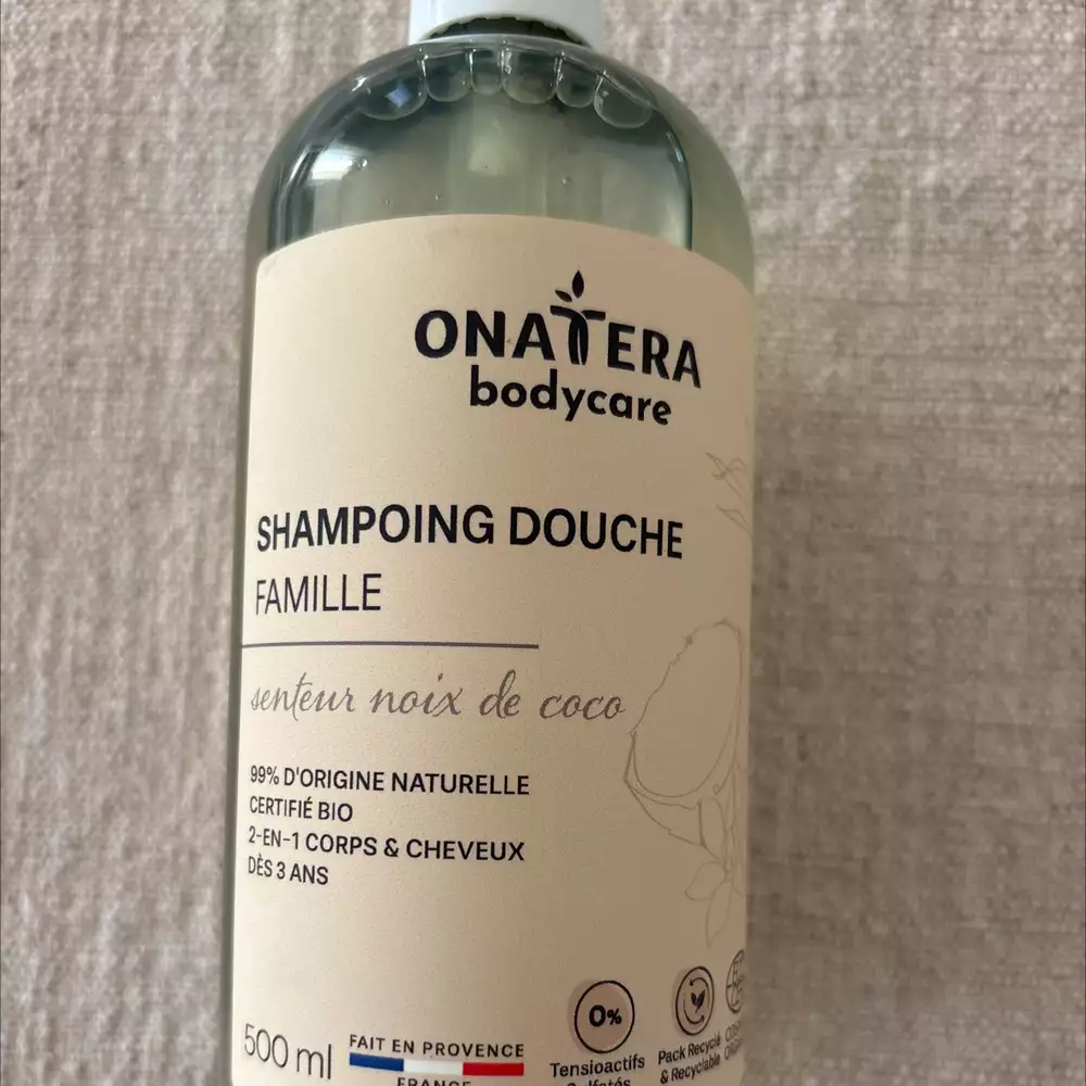 ONATERA - Shampooing douche famille senteur noix de coco
