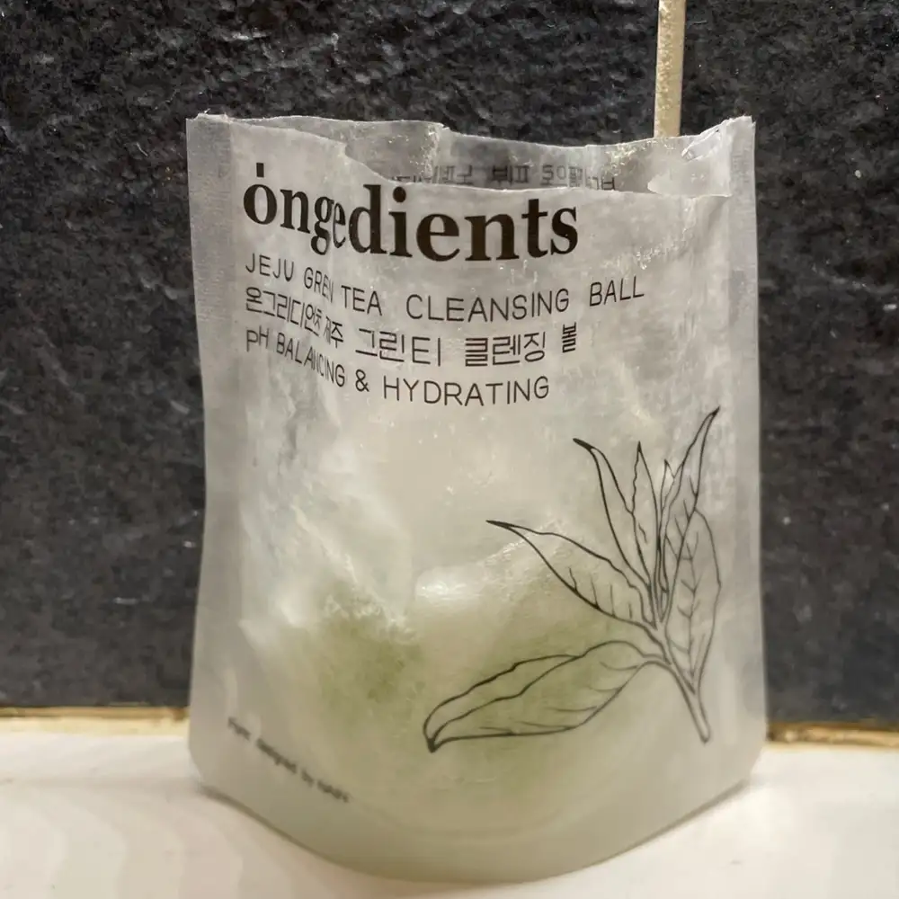 ONGREDIENTS - Jeju green tea cleansing ball