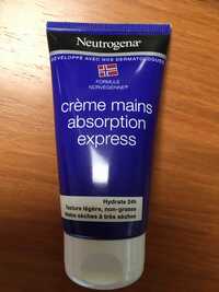 NEUTROGENA - Formule Norvégienne - Crème mains absorption express