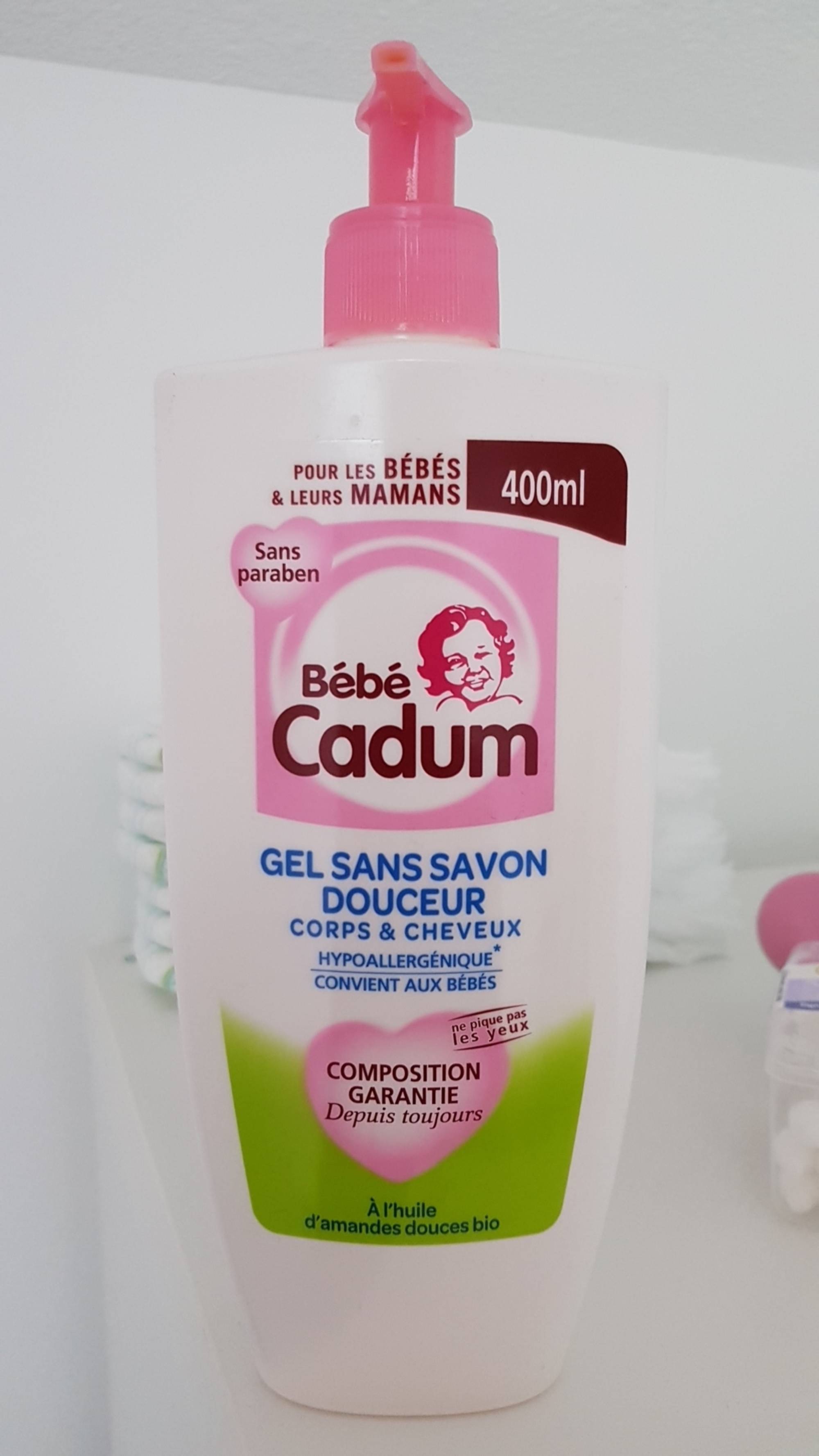 Composition CADUM Bébé Cadum - Gel sans savon douceur - UFC-Que