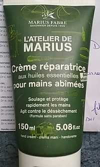 MARIUS FABRE - L'Atelier de Marius - Crème réparatrice aux huiles essentielles pour mains abîmées