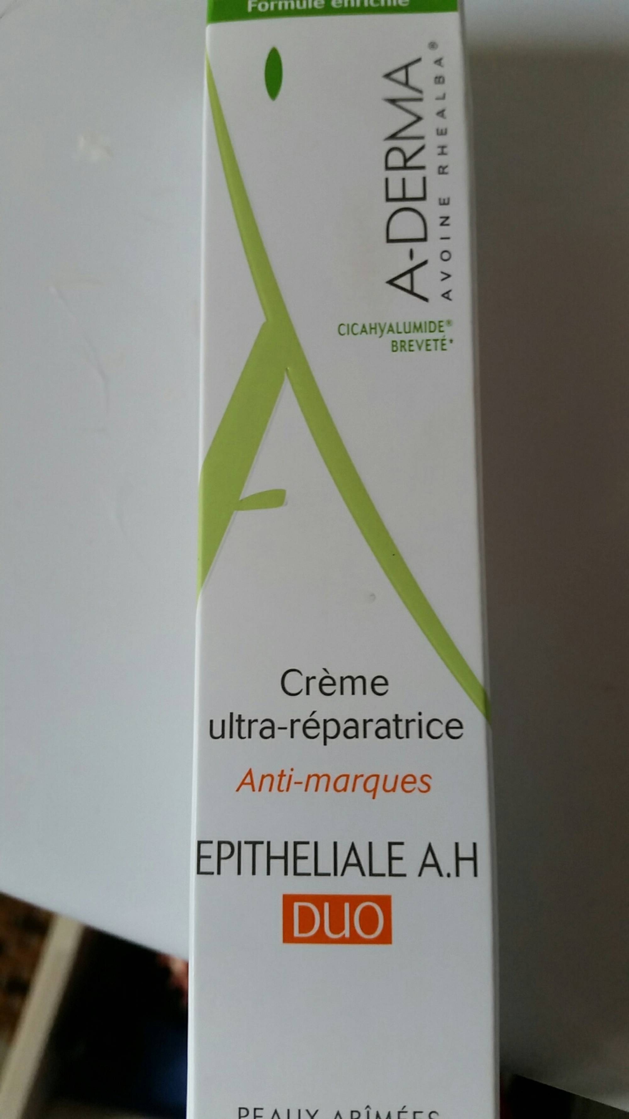 A-DERMA - Epitheliale A.H. duo - Crème ultra-réparatrice anti-marques 