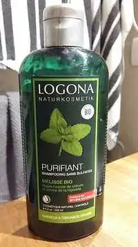 LOGONA - Mélisse bio - Purifiant shampooing sans sulfates