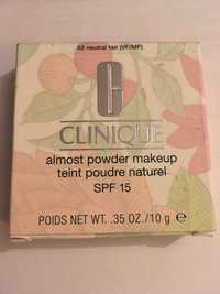 CLINIQUE - Teint poudre naturel SPF 15 