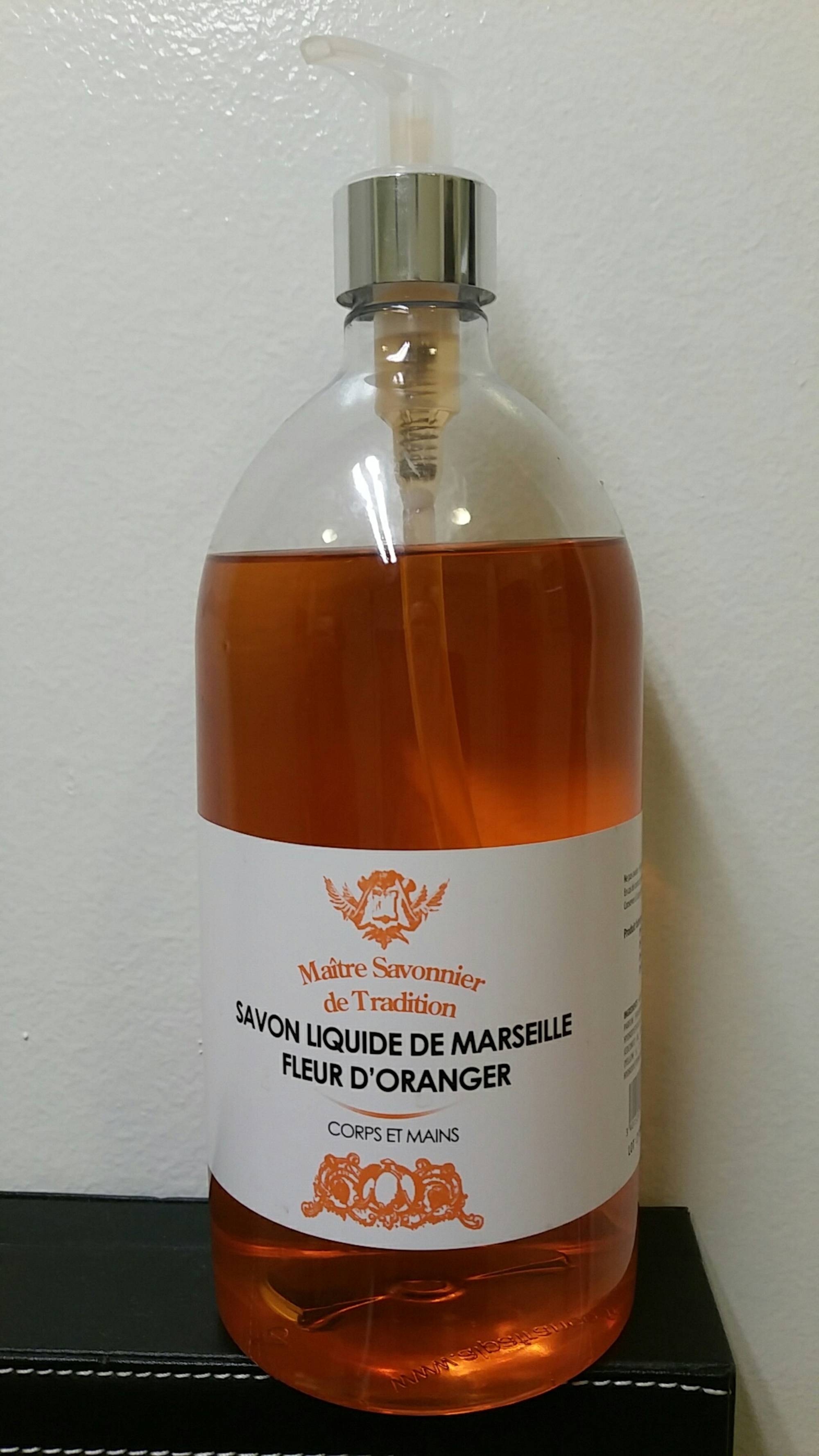 FREESENS - Savon liquide de Marseille fleur d'oranger - Corps et mains