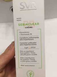 SVR LABORATOIRE DERMATOLOGIQUE - Sebiaclear - BB crème light SPF20