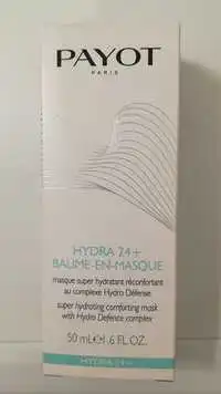 PAYOT - Hydra 24+ baume en masque