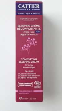 CATTIER - Sleeping crème réconfortante nuit - Argile rose