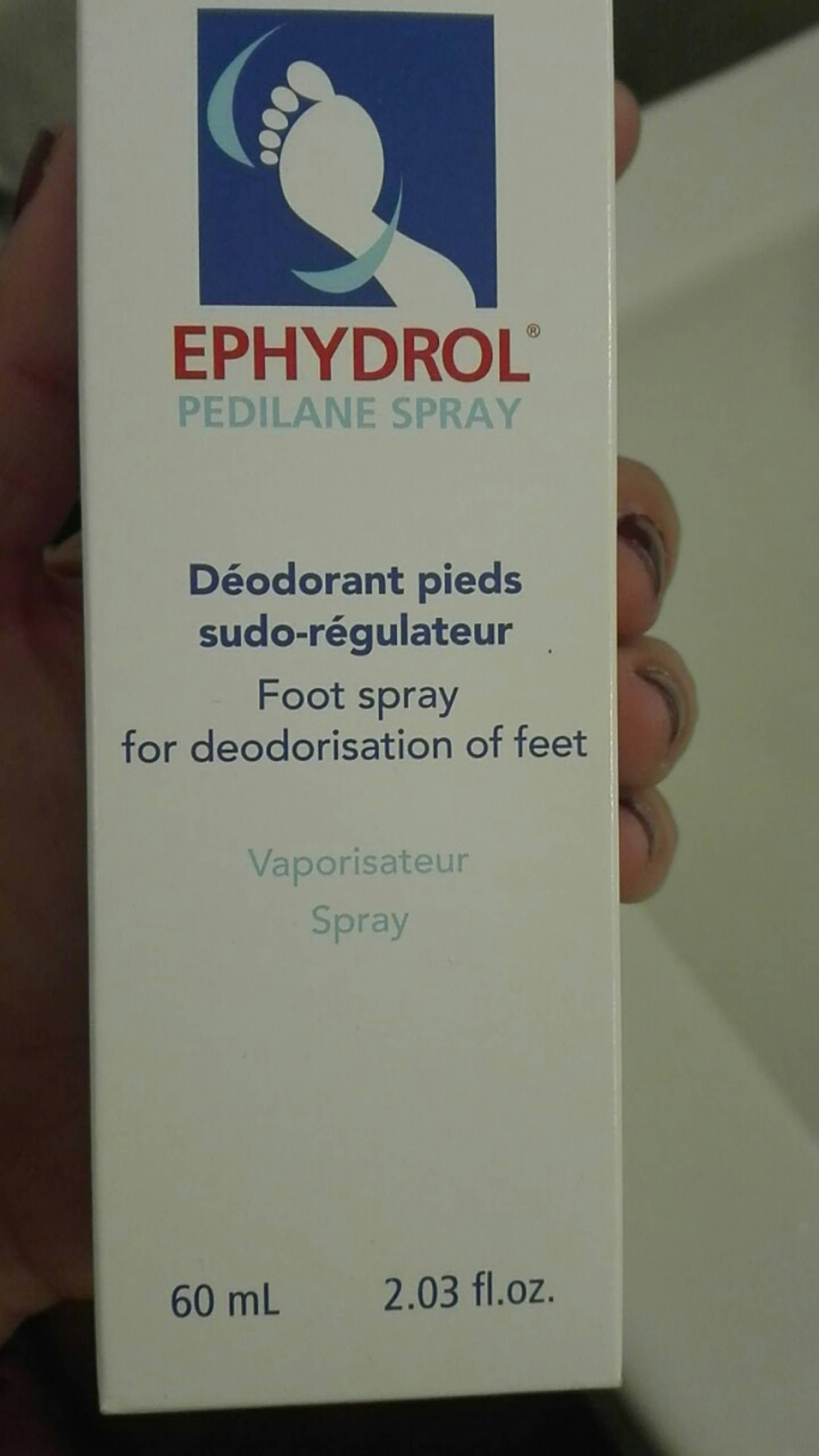 TRADIPHAR - Ephydrol - Pedilane spray - Déodorant pieds sudo-régulateur