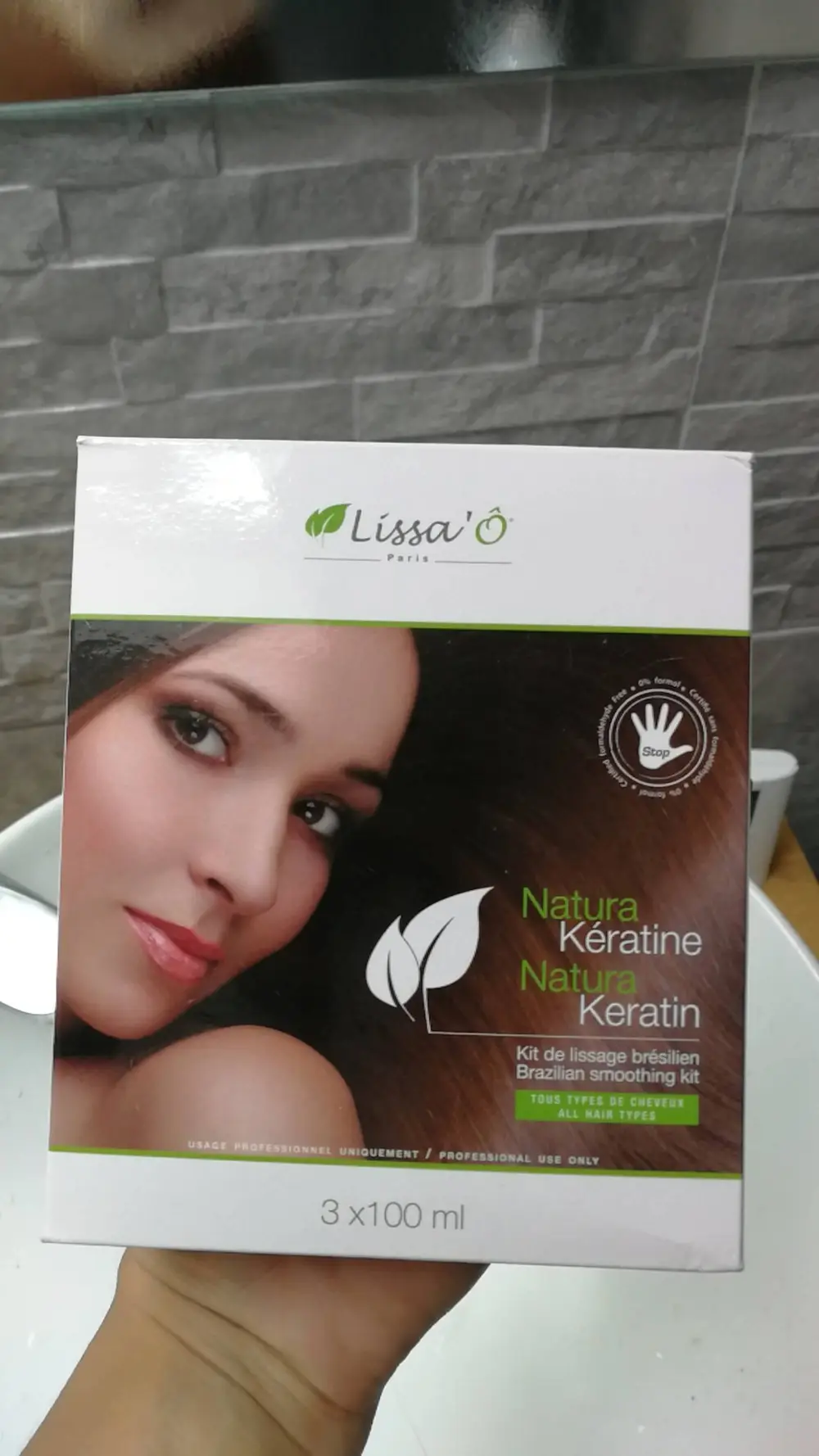 LISSA'O - Natura kératine - kit de lissage brésilien