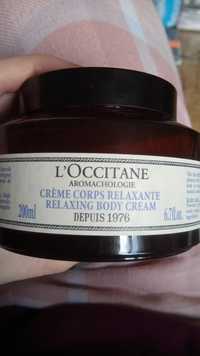 L'OCCITANE - Aromachologie - Crème corps relaxante
