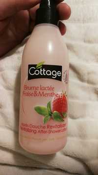 COTTAGE - Après douche révitalisant - Brume lactée fraise & menthe