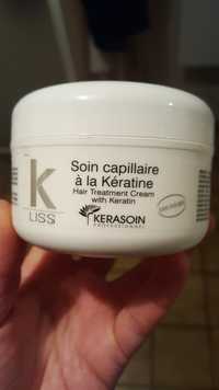 KERASOIN - K-liss - Soin capillaire à la kératine