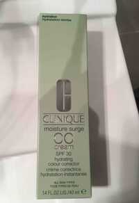 CLINIQUE - Moisture surge - CC cream hydrating colour corrector SPF 30