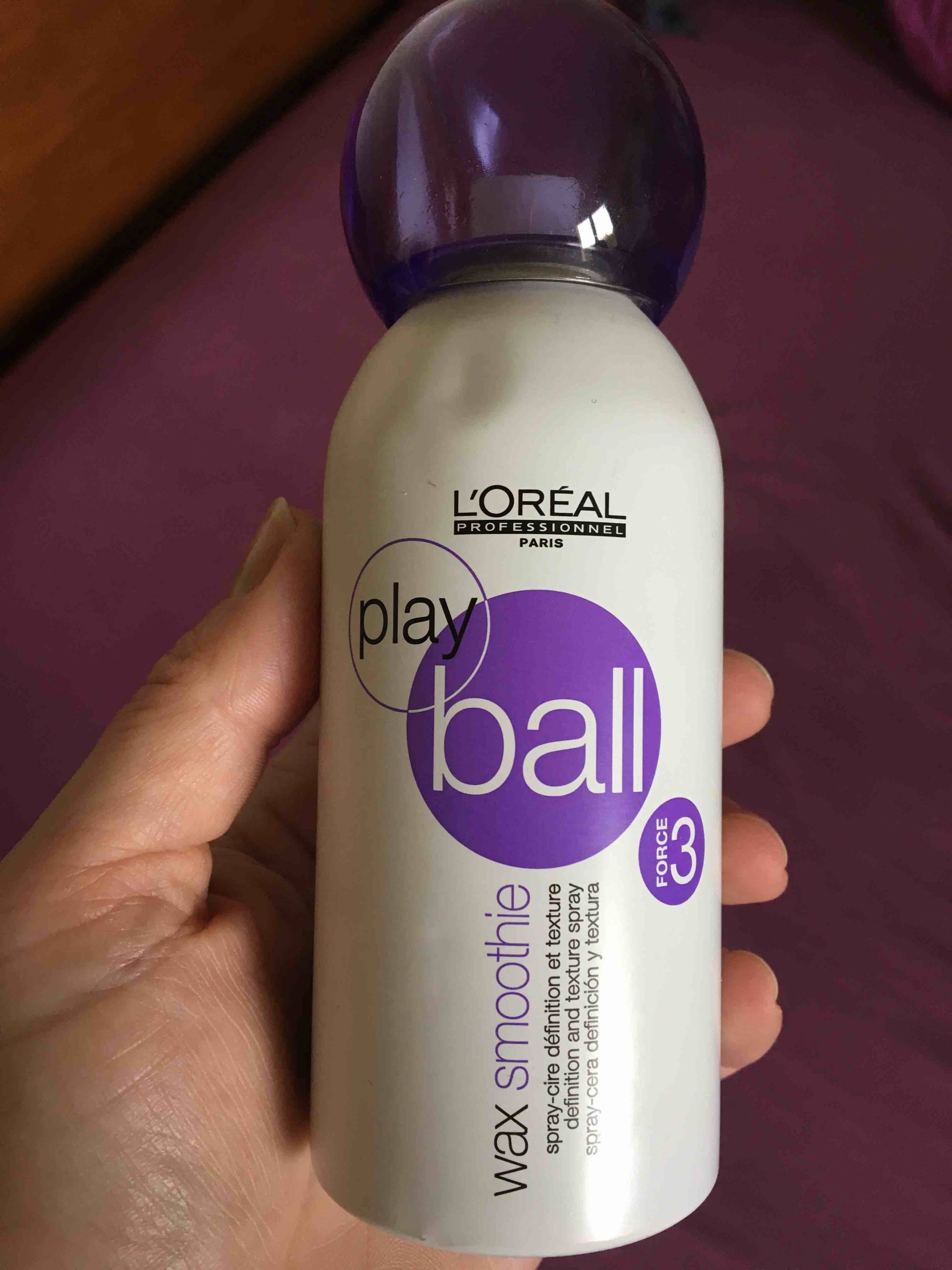 L'ORÉAL - Play ball wax smoothie - Spray-cire définition et texture