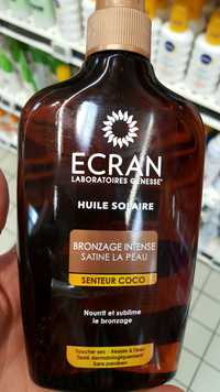 ECRAN - Senteur coco - Huile solaire bronzage intense 