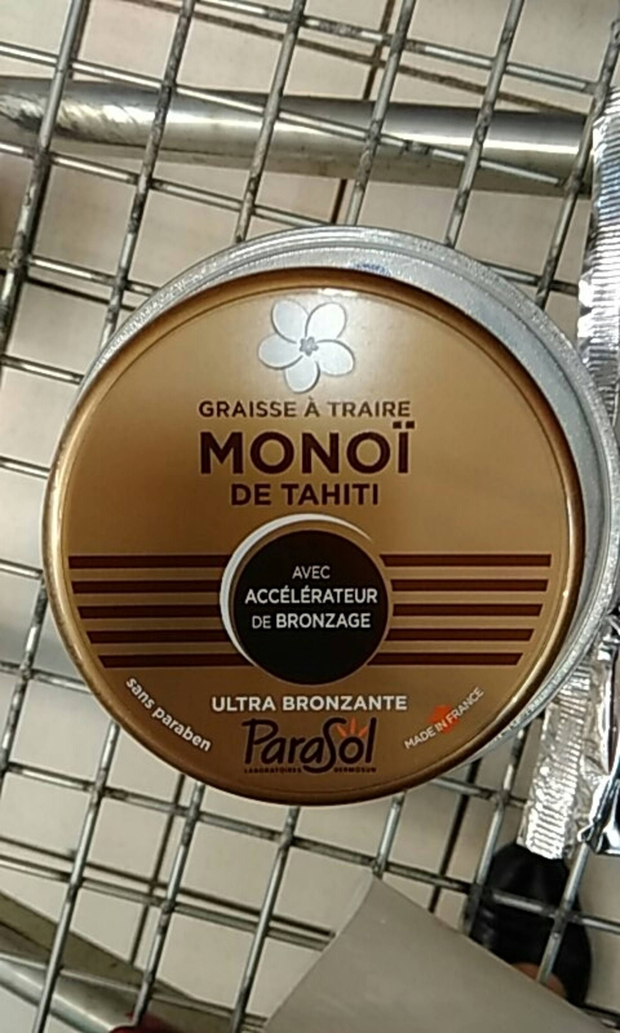 PARASOL - Graisse à traire monoï de Tahiti - Ultra bronzante