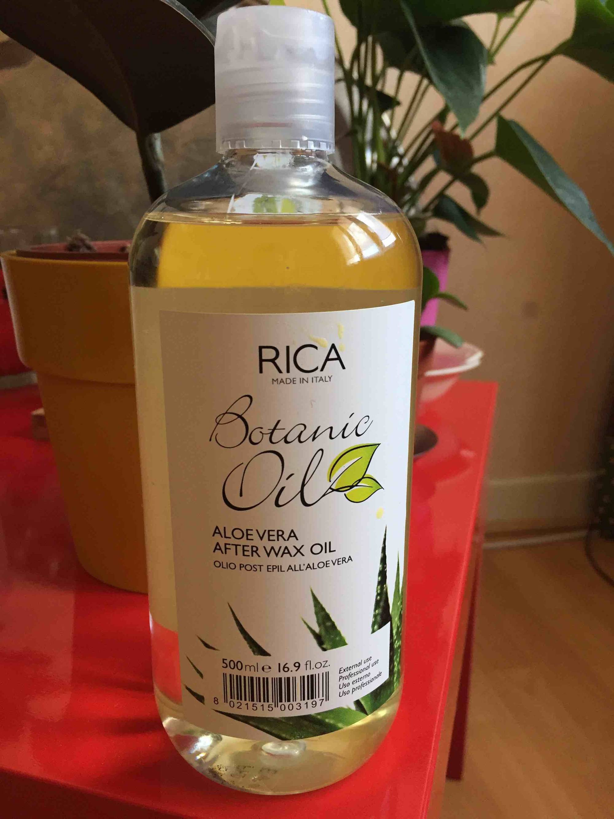 RICA - Botanic oil - Aloe vera after wax oil