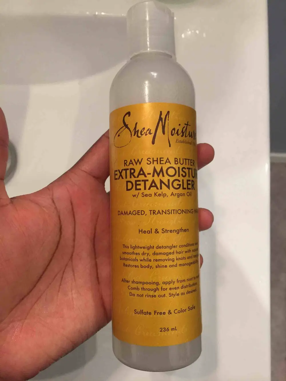 SHEA MOISTURE - Raw shea butter - Extra-moisture detangler