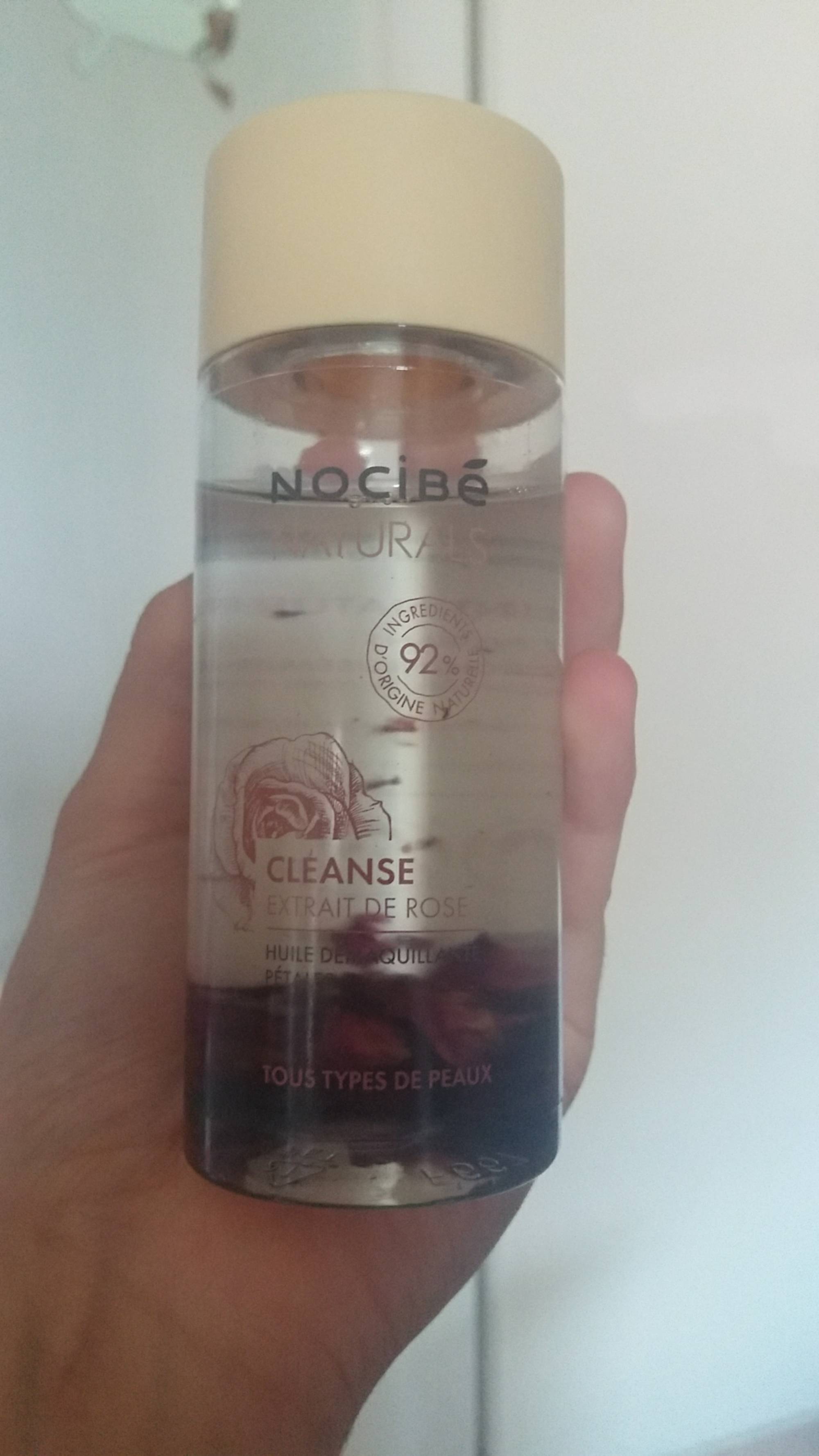 NOCIBÉ - Cleanse extrait de rose - Huile démaquillant pétales