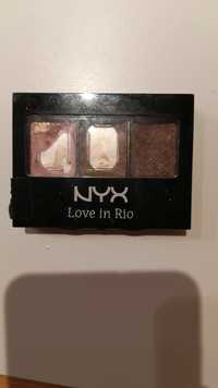 NYX - Love in Rio - Palette de 3 fards à paupières