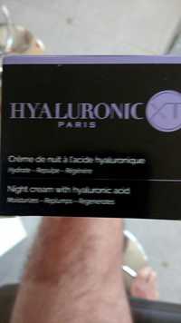 HYALURONIC XT - Crème de nuit à l'acide hyaluronique
