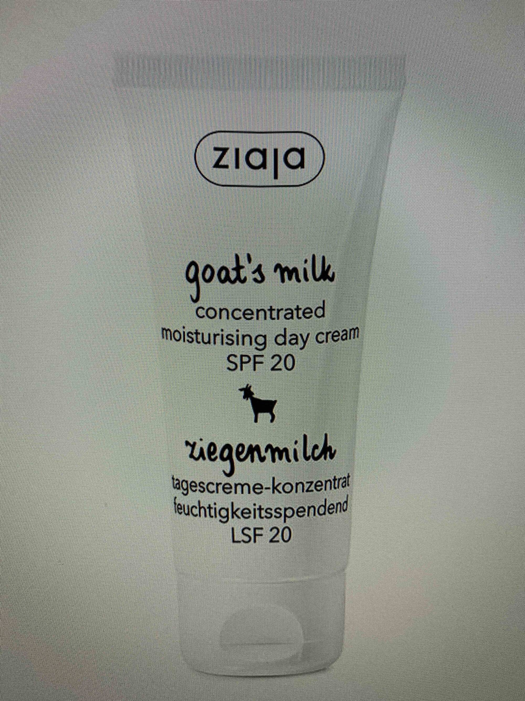 ZIAJA - Goat's milk - Concentrated moisturising day cream SPF 20