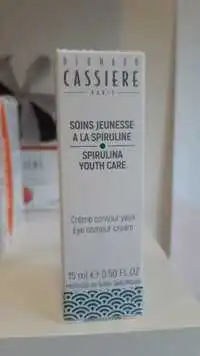 BERNARD CASSIÈRE - Soins jeunesse à la spiruline - Crème contour yeux