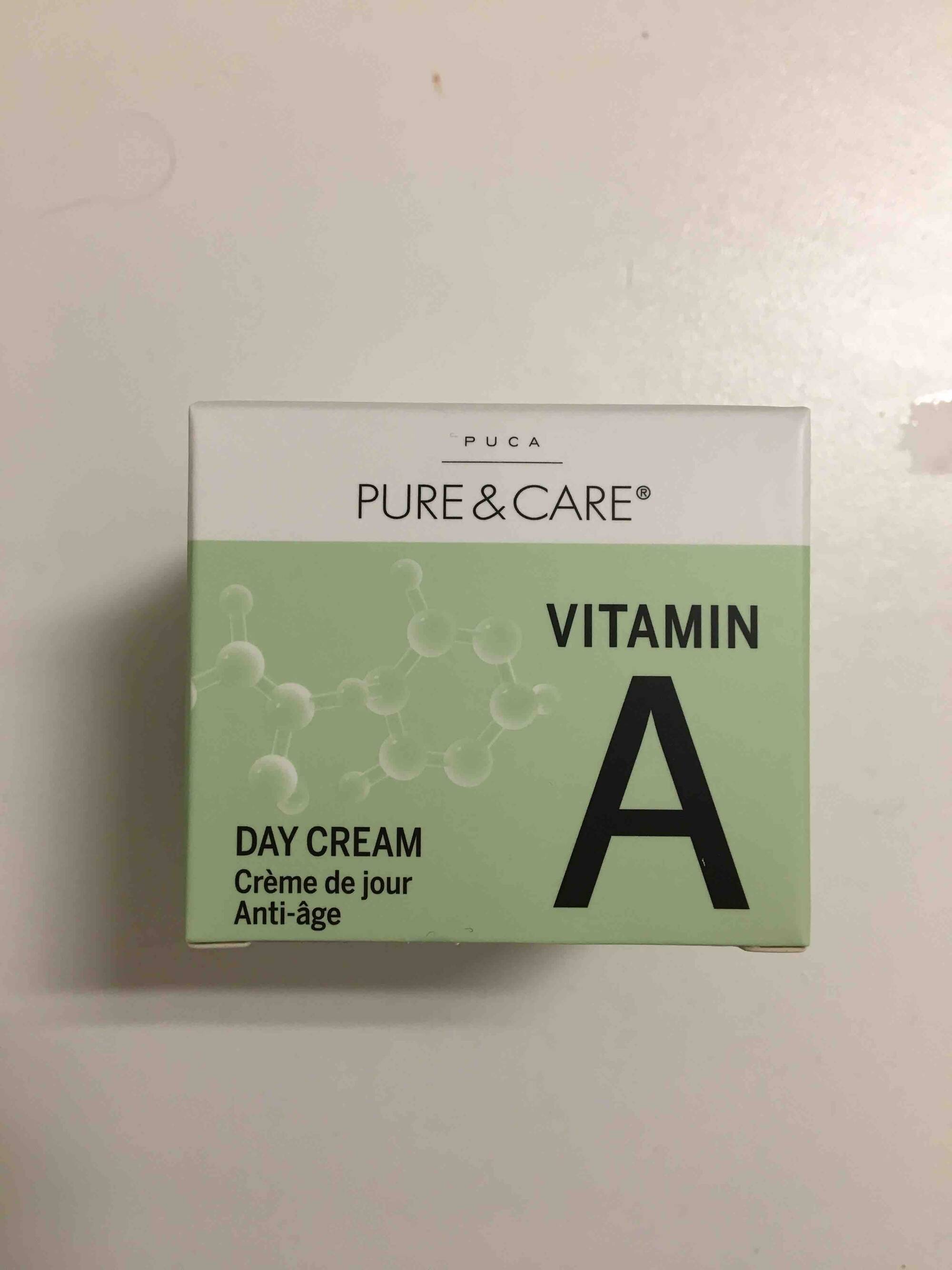 PUCA PURE & CARE - Pure & care vitamine A - Crème de jour anti-âge