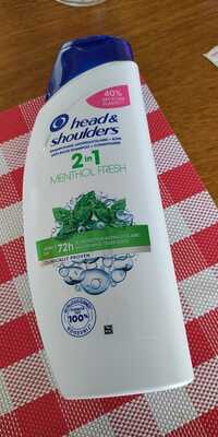 HEAD & SHOULDERS - 2in1 Menthol fresh - Shampooing antipelliculaire + soin 