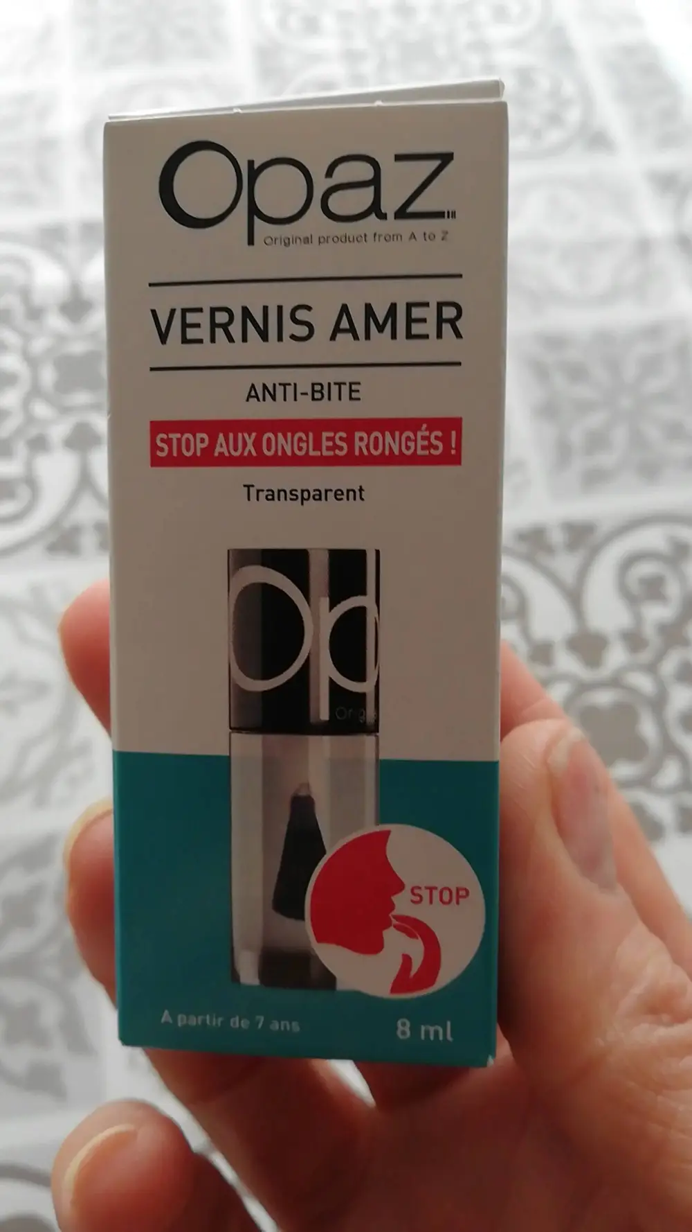 OPAZ - Vernis amer - Anti-bite