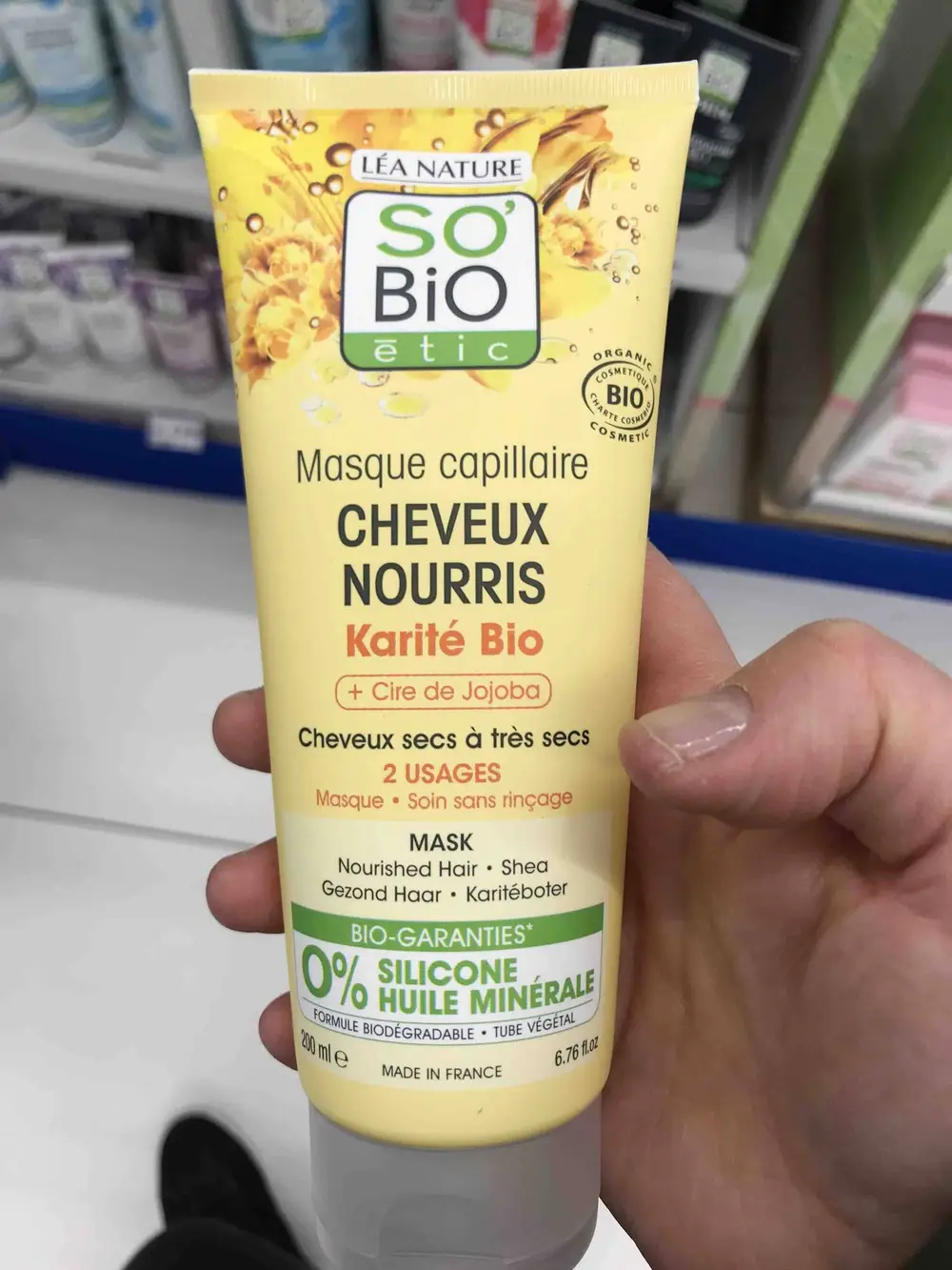 SO'BIO ÉTIC - Masque capillaire - Karité bio