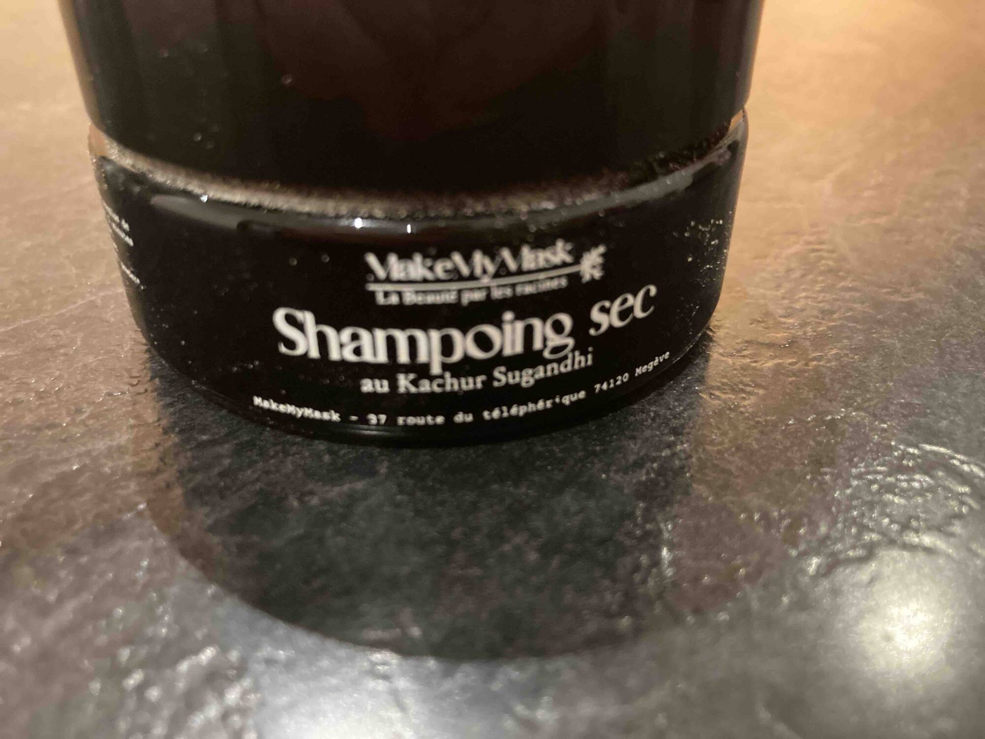 MAKE  MY MASK - Shampooing sec au kachur sugandhi