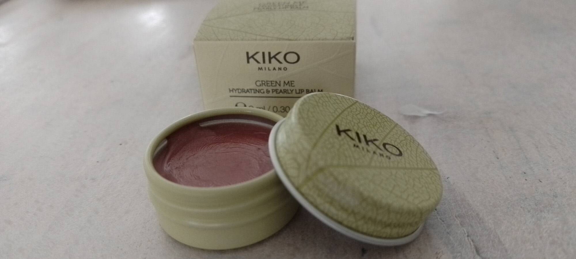 KIKO - Green me - Hydrating & pearly lip balm