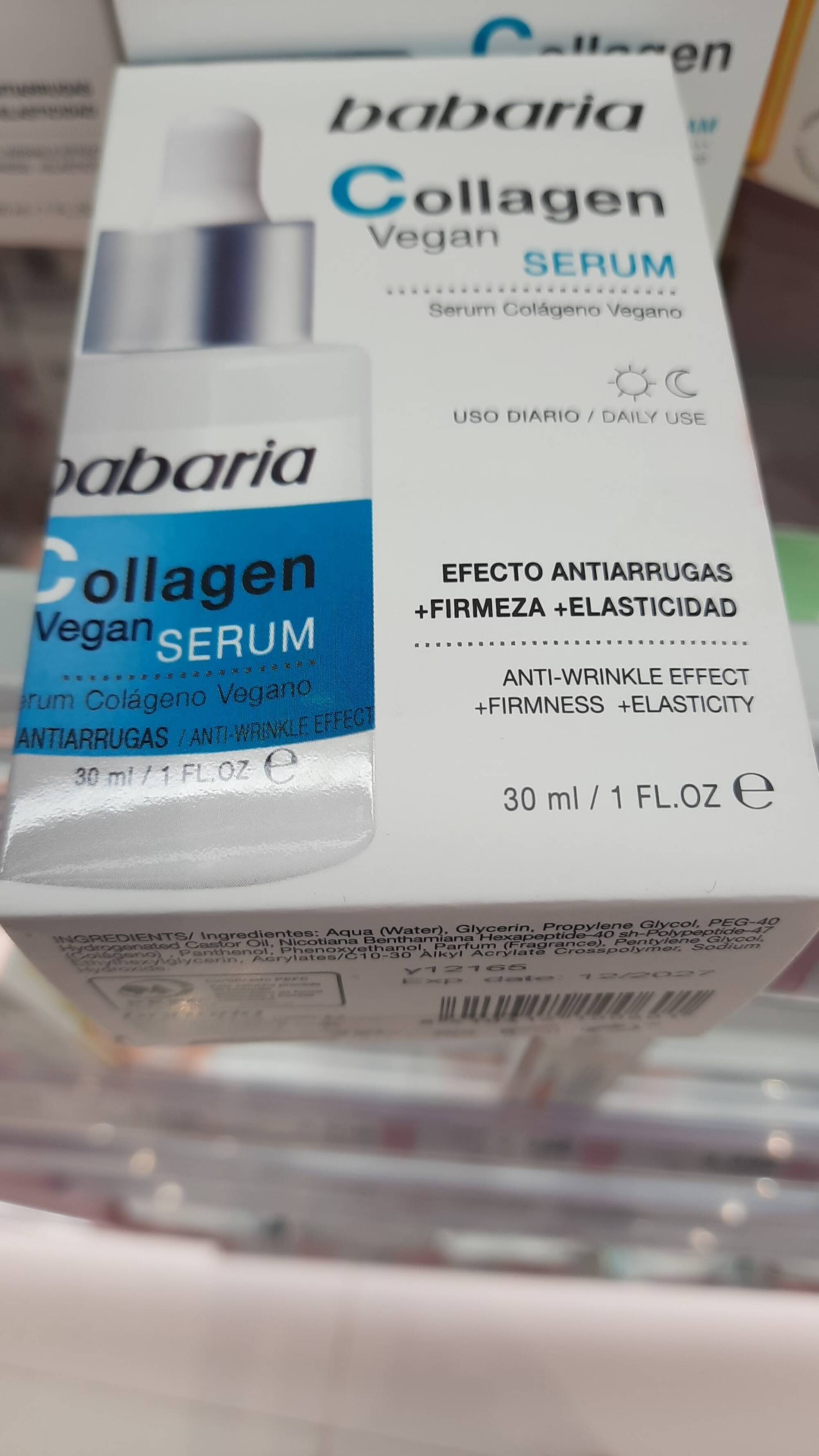 BABARIA - Collagen vegan serum anti-wrinkle effect