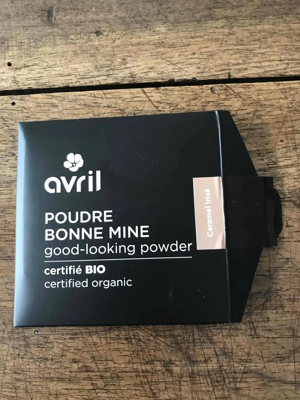 AVRIL - Poudre bonne mine caramel irisé certifié bio