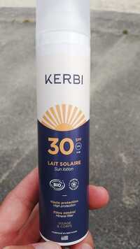 KERBI - Lait solaire visage & corps SPF 30